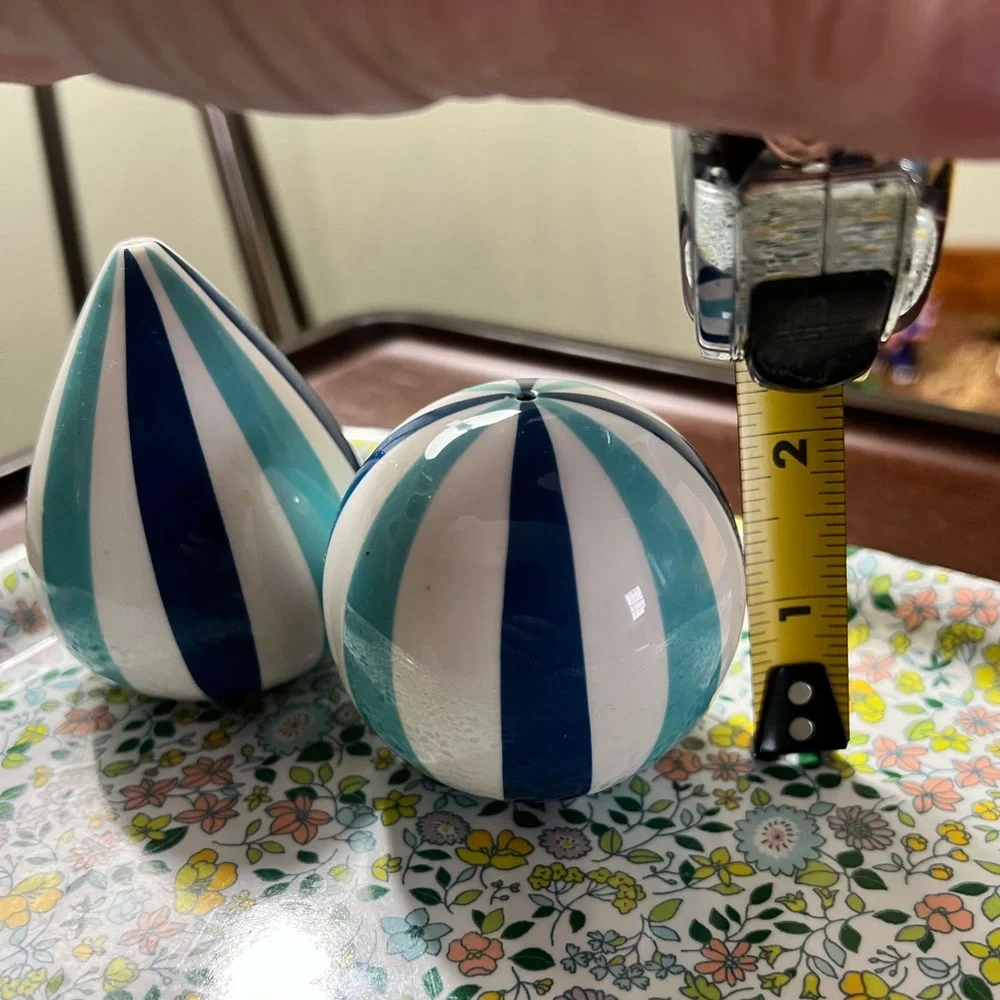 Jonathan Adler salt and pepper shakers from the “happy chic” collection.